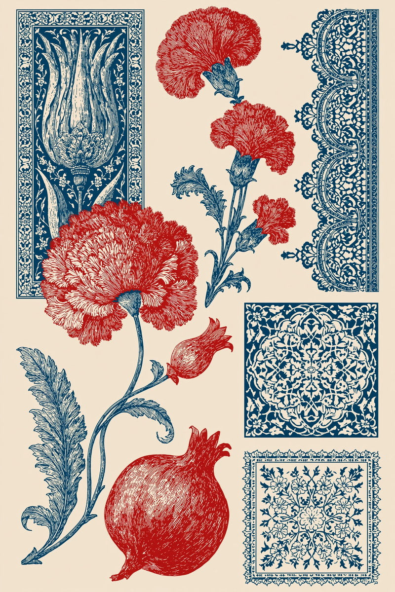 Turkish Embroidery Motifs Book 6 Product Book 1 digital PDF embroidery design book - sample plate / motif preview 4