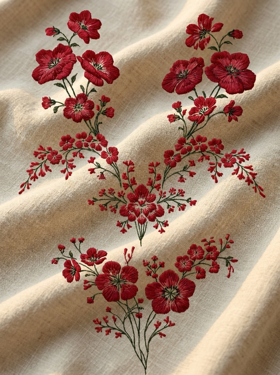 Button Placket Shoulder And Back from Necklines & Collars Embroidery Book 2, a digital embroidery design reference for machine embroidery designs, embroidery patterns and garment placement ideas.