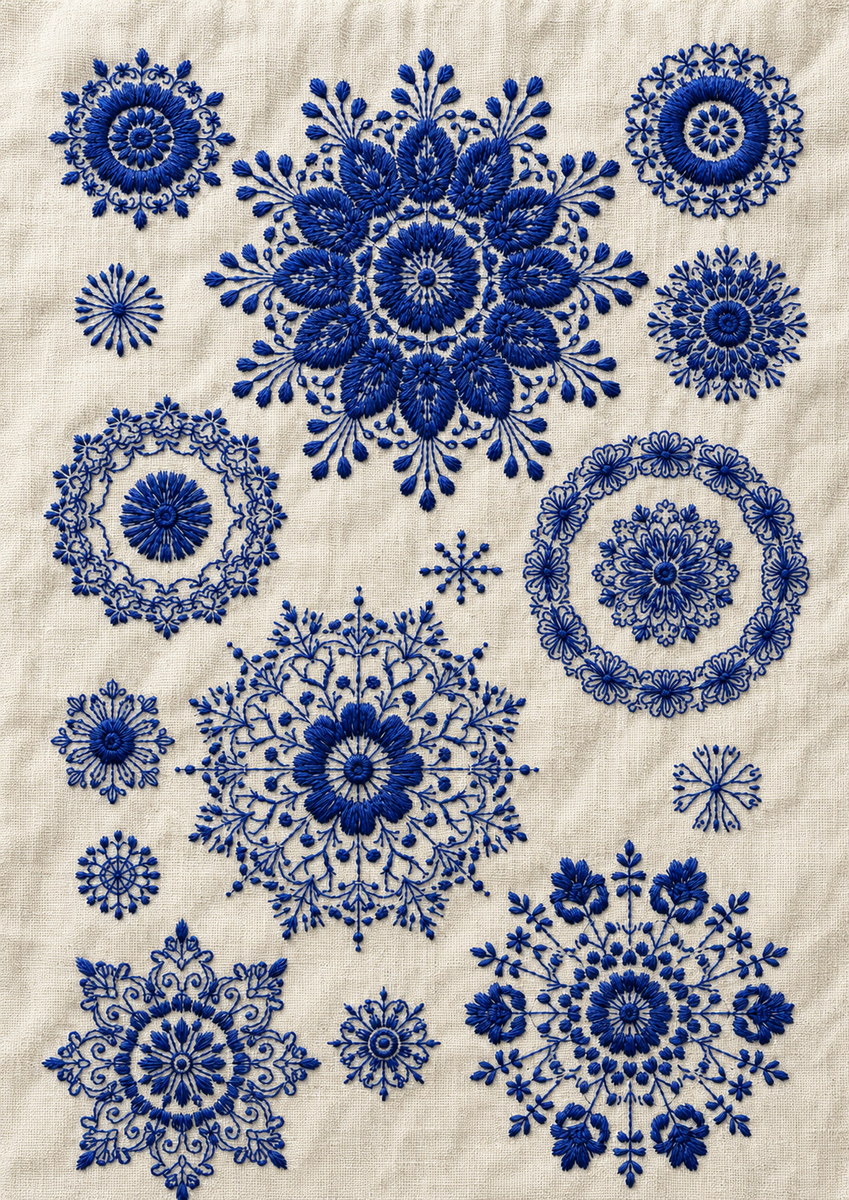 Centerpiece Medallion And Main Motif 1 from Modular & Combine Friendly Embroidery Systems Book 1, a digital embroidery design reference for machine embroidery designs, embroidery patterns and embroidery design reference.