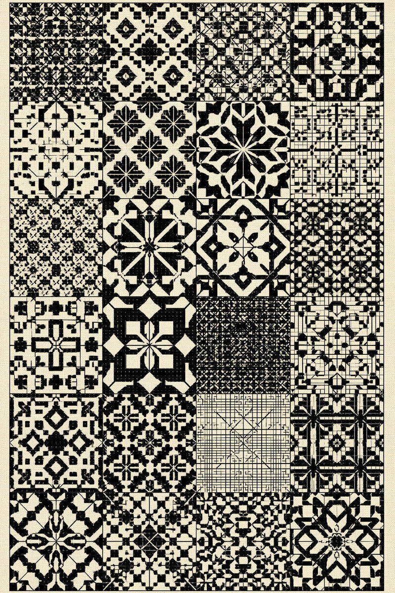 Checker Fill Sampler 02 from Colbert Embroidery Studies Book 4, a digital embroidery design reference for machine embroidery designs, embroidery patterns and embroidery design reference.