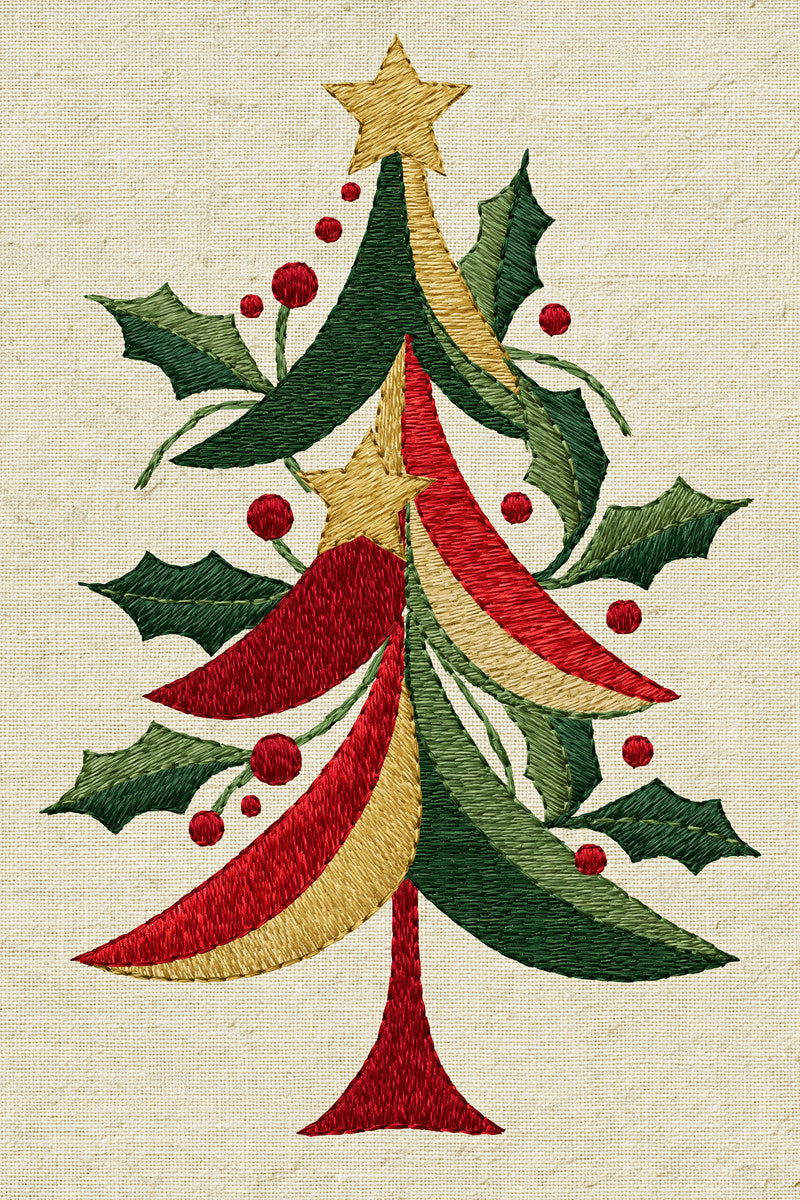 Christmas Appliqu Mini Motif Appliqu from Appliqué Compatible Designs Book 1, a digital embroidery design reference for machine embroidery designs, embroidery patterns and seasonal embroidery motifs.
