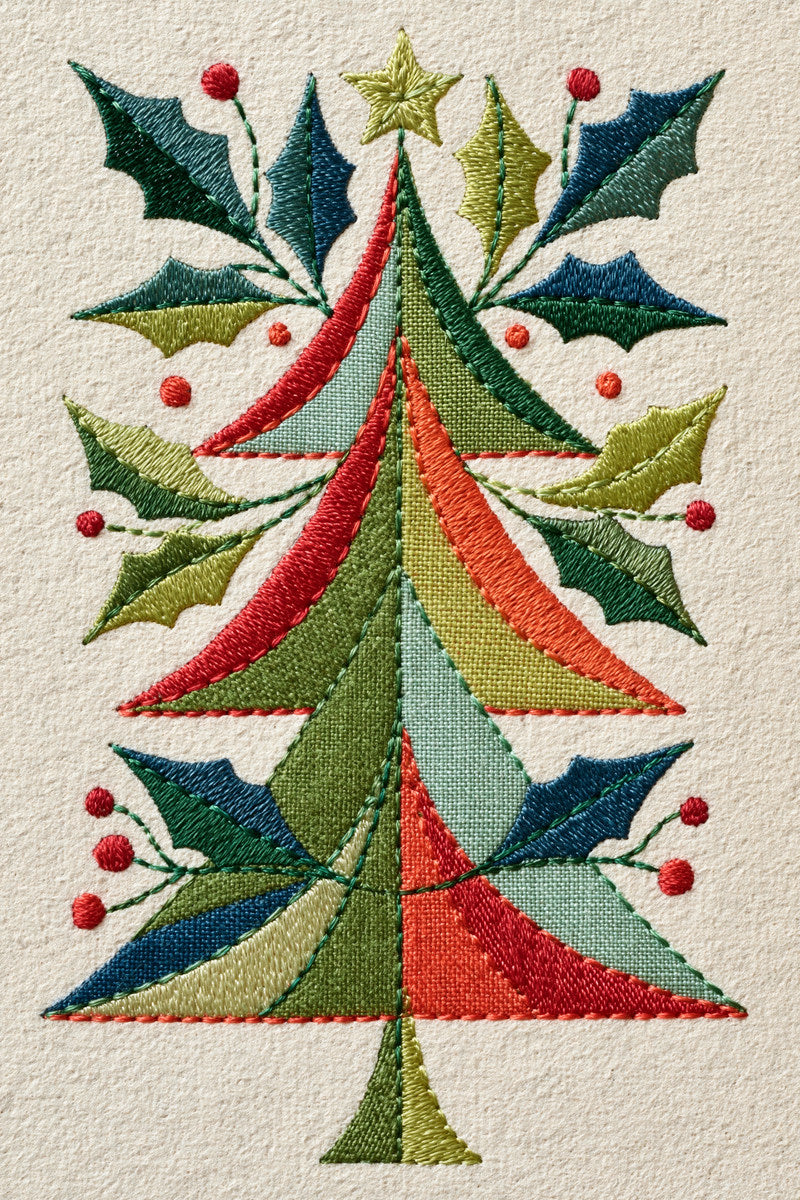 Christmas Appliqu Mini Motif Appliqu from Appliqué Compatible Designs Book 4, a digital embroidery design reference for machine embroidery designs, embroidery patterns and seasonal embroidery motifs.
