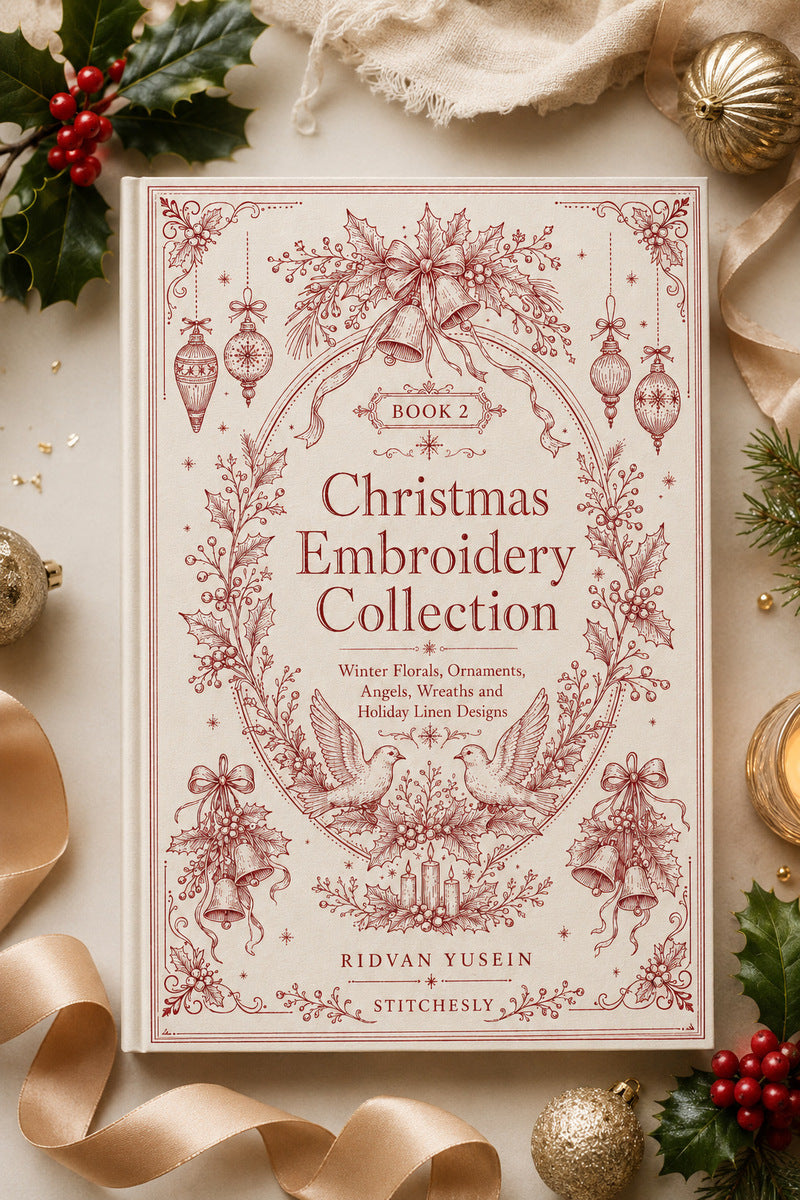 Christmas Embroidery Collection 2 Book 03 from Christmas Embroidery Collection Book 2, a digital embroidery design reference for machine embroidery designs, embroidery patterns and seasonal embroidery motifs.