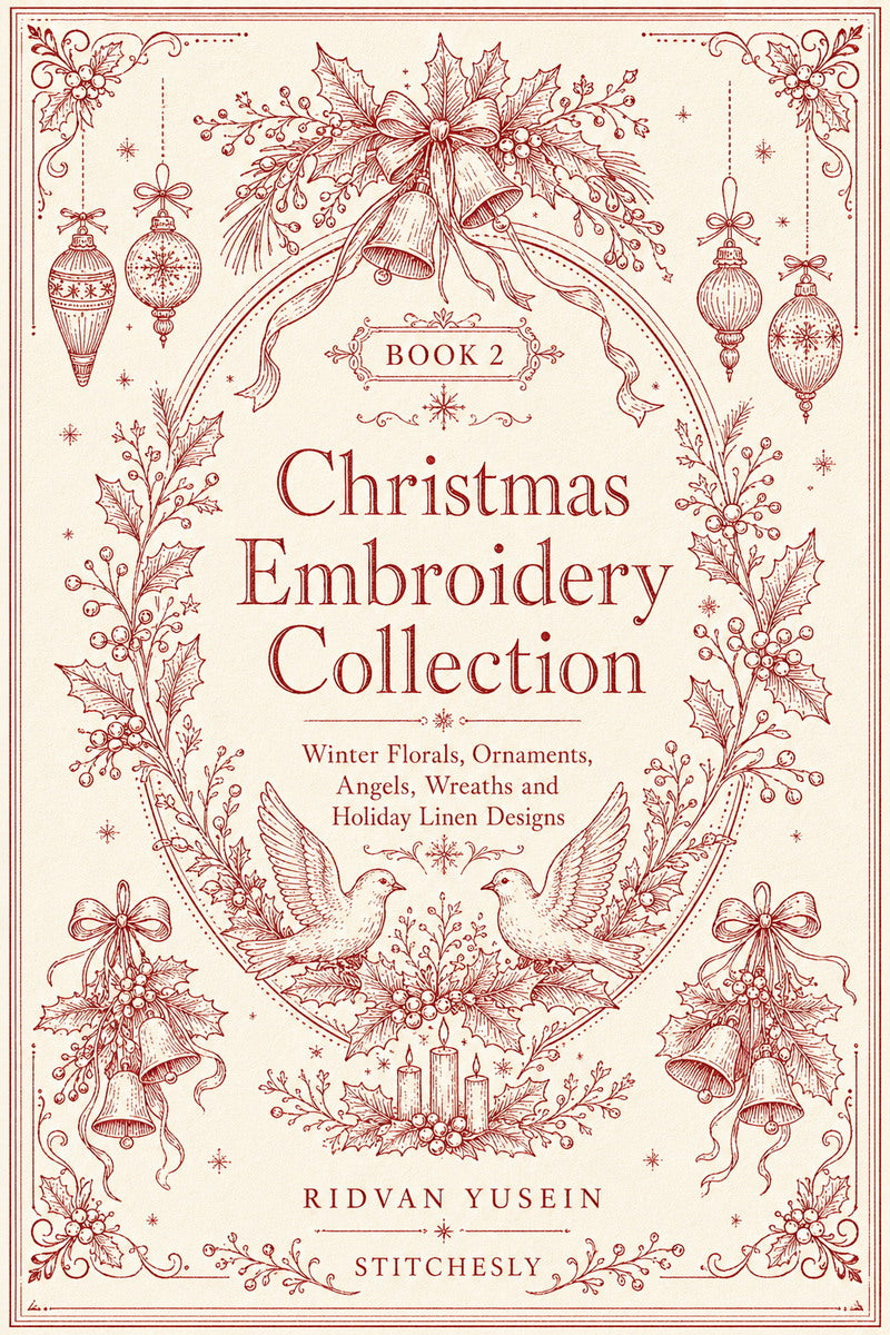 Christmas Embroidery Collection 2 Book from Christmas Embroidery Collection Book 2, a digital embroidery design reference for machine embroidery designs, embroidery patterns and seasonal embroidery motifs.
