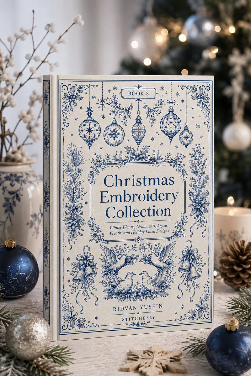 Christmas Embroidery Collection 3 Book from Christmas Embroidery Collection Book 3, a digital embroidery design reference for machine embroidery designs, embroidery patterns and seasonal embroidery motifs.