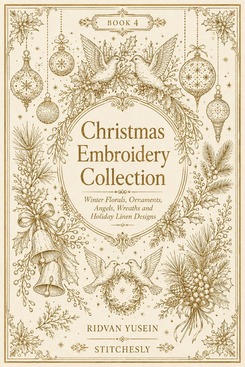 Christmas Embroidery Collection 4 Book 03 from Christmas Embroidery Collection Book 4, a digital embroidery design reference for machine embroidery designs, embroidery patterns and seasonal embroidery motifs.