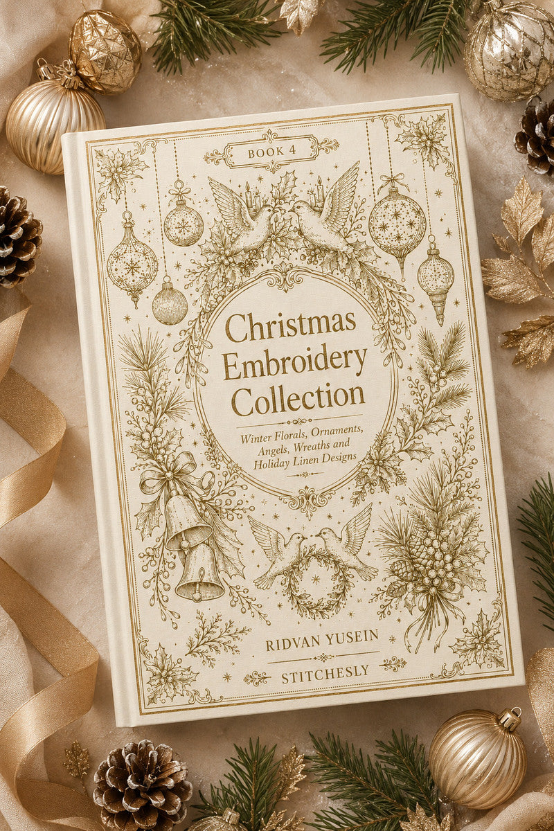 Christmas Embroidery Collection 4 Book from Christmas Embroidery Collection Book 4, a digital embroidery design reference for machine embroidery designs, embroidery patterns and seasonal embroidery motifs.