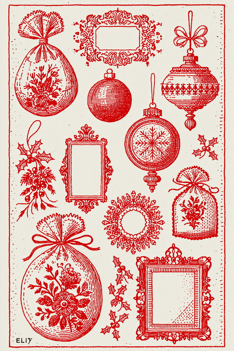 Christmas Gift And Keepsake Set from Christmas Embroidery Collection Book 4, a digital embroidery design reference for machine embroidery designs, embroidery patterns and seasonal embroidery motifs.