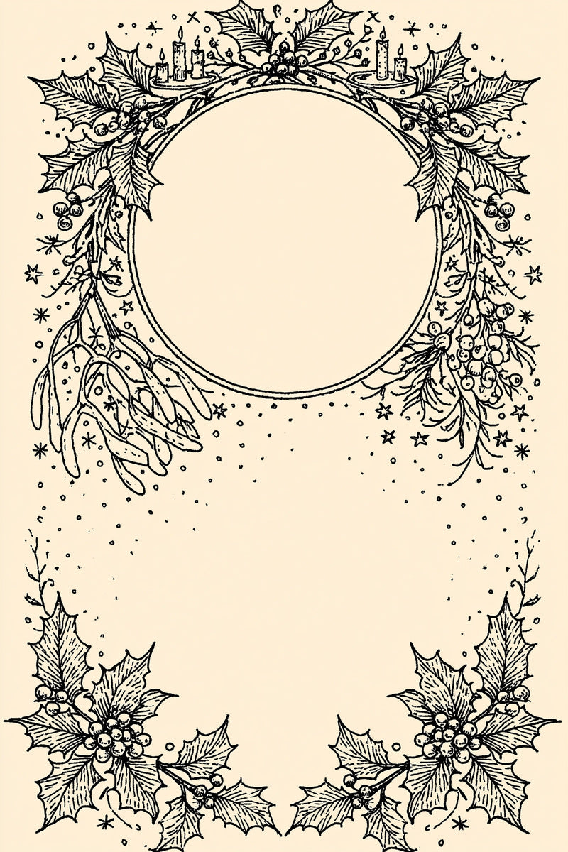 Christmas Heirloom Keepsake Frame Christma from Christmas Embroidery Collection Book 2, a digital embroidery design reference for machine embroidery designs, embroidery patterns and frames and monogram spaces.