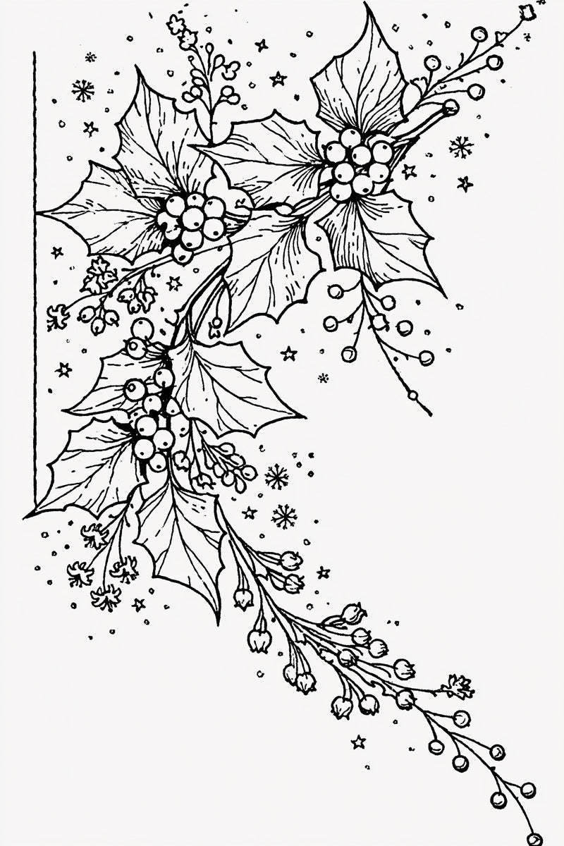 Christmas Napkin Corner Christmas Embroidery from Christmas Embroidery Collection Book 2, a digital embroidery design reference for machine embroidery designs, embroidery patterns and corner embroidery.