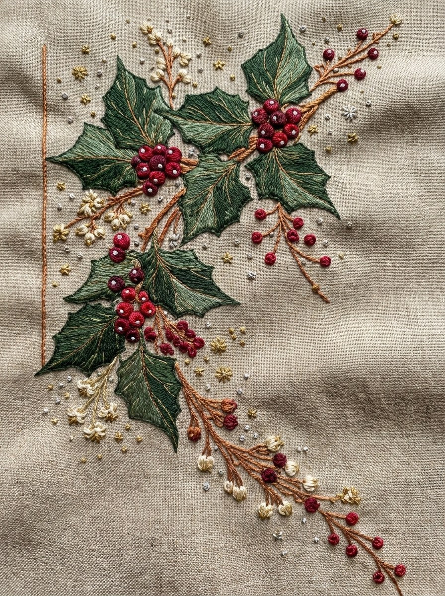 Digital PDF embroidery design bundle cover preview for Seasonal & Sentimental Motifs Bundle 2, featuring curated embroidery patterns, motif library references and textile design… - preview 24