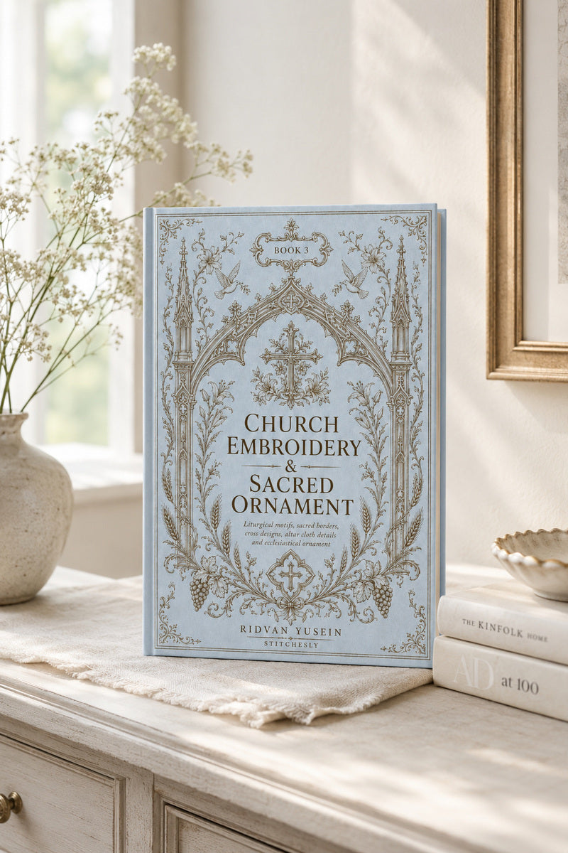 Church Embroidery And Sacred Ornament 3 Book from Church Embroidery & Sacred Ornament Book 3, a digital embroidery design reference for machine embroidery designs, embroidery patterns and embroidery design reference.