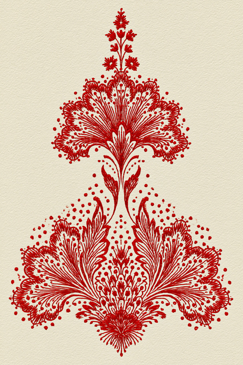 Classic Border End Cap Motif from Classic Frames & Borders Book 2, a digital embroidery design reference for machine embroidery designs, embroidery patterns and border and edge embroidery.