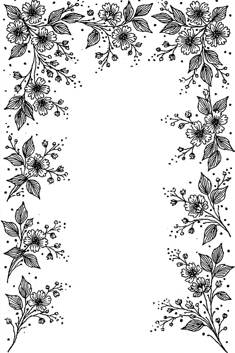 Classic Embroidery Pattern Book Plate from Classic Frames & Borders Book 7, a digital embroidery design reference for machine embroidery designs, embroidery patterns and border and edge embroidery.