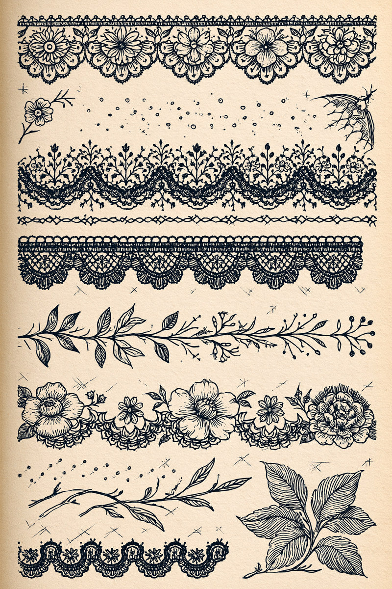 Classic Frame And from Classic Frames & Borders Book 6, a digital embroidery design reference for machine embroidery designs, embroidery patterns and border and edge embroidery.