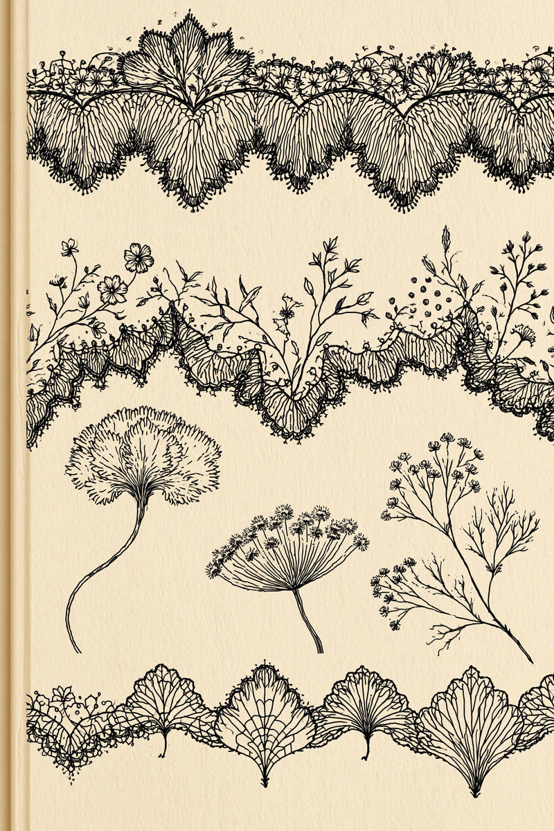 Classic Frame And Border Embroidery from Classic Frames & Borders Book 10, a digital embroidery design reference for machine embroidery designs, embroidery patterns and border and edge embroidery.