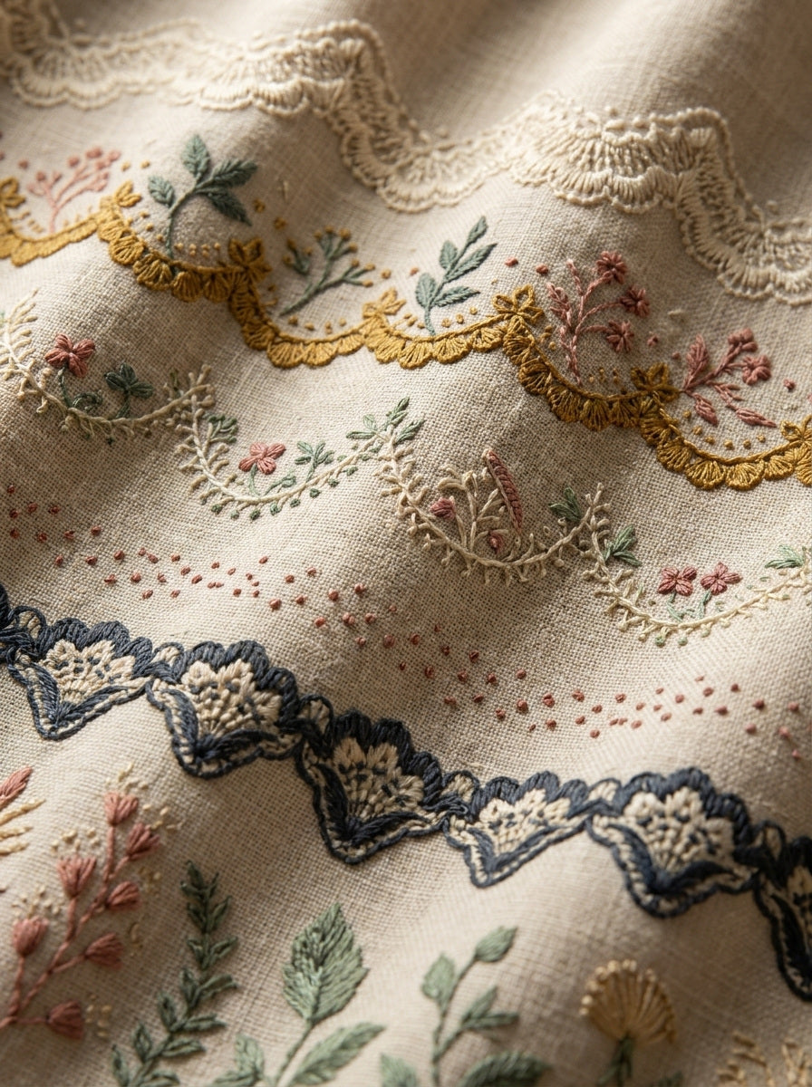 Classic Frame And Border Embroidery from Classic Frames & Borders Book 6, a digital embroidery design reference for machine embroidery designs, embroidery patterns and border and edge embroidery.