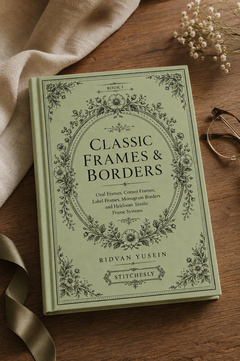 Classic Frames And Borders 1 Book 02 from Classic Frames & Borders Book 1, a digital embroidery design reference for machine embroidery designs, embroidery patterns and border and edge embroidery.