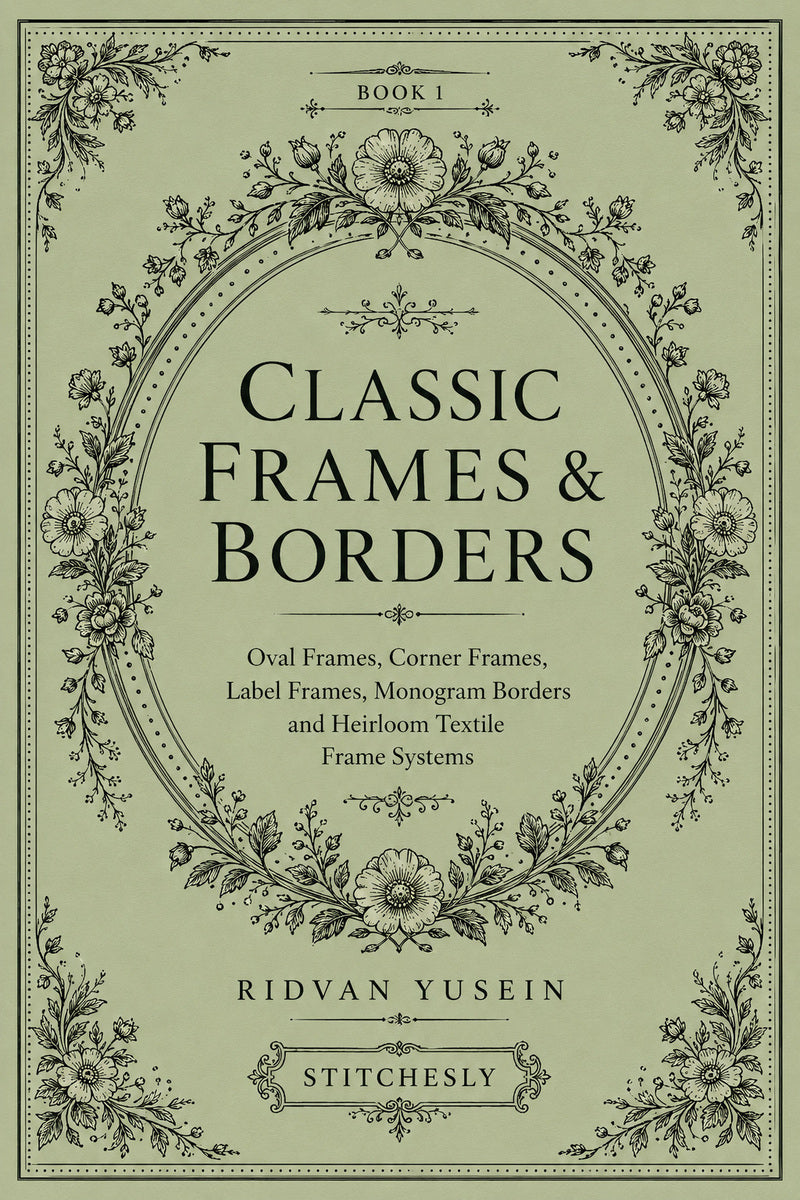Classic Frames And Borders 1 Book 03 from Classic Frames & Borders Book 1, a digital embroidery design reference for machine embroidery designs, embroidery patterns and border and edge embroidery.