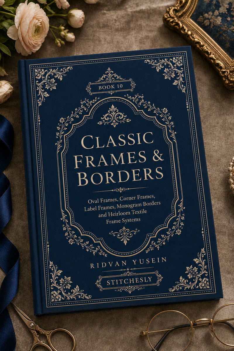Classic Frames And Borders 10 Book 02 from Classic Frames & Borders Book 10, a digital embroidery design reference for machine embroidery designs, embroidery patterns and border and edge embroidery.
