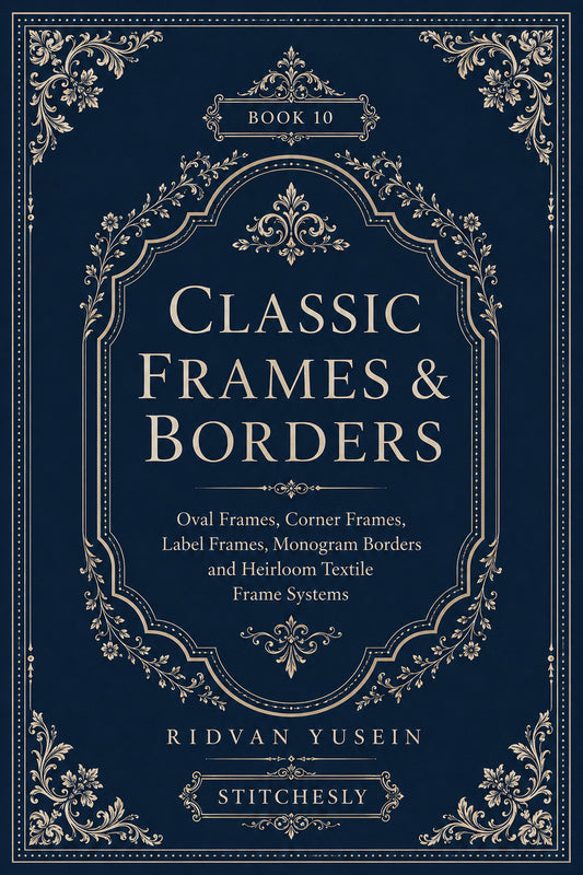 Classic Frames And Borders 10 Book 03 from Classic Frames & Borders Book 10, a digital embroidery design reference for machine embroidery designs, embroidery patterns and border and edge embroidery.