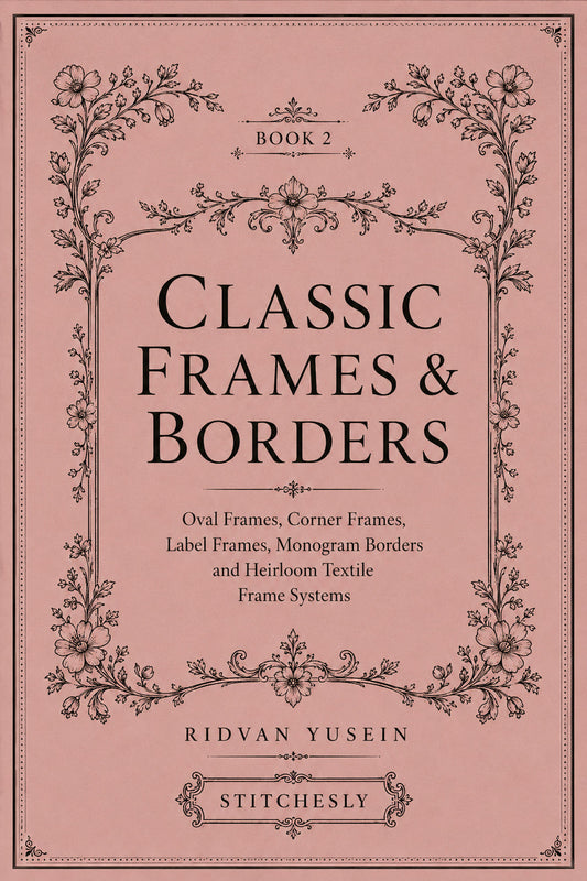 Classic Frames And Borders 2 Book 03 from Classic Frames & Borders Book 2, a digital embroidery design reference for machine embroidery designs, embroidery patterns and border and edge embroidery.