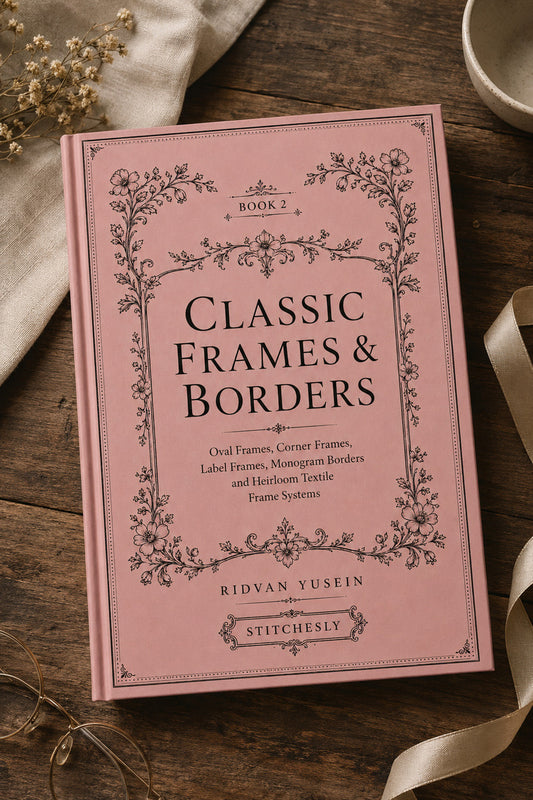 Classic Frames And Borders 2 Book from Classic Frames & Borders Book 2, a digital embroidery design reference for machine embroidery designs, embroidery patterns and border and edge embroidery.