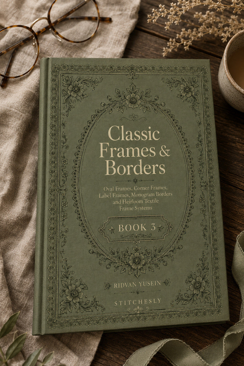 Classic Frames And Borders 3 Book 02 from Classic Frames & Borders Book 3, a digital embroidery design reference for machine embroidery designs, embroidery patterns and border and edge embroidery.