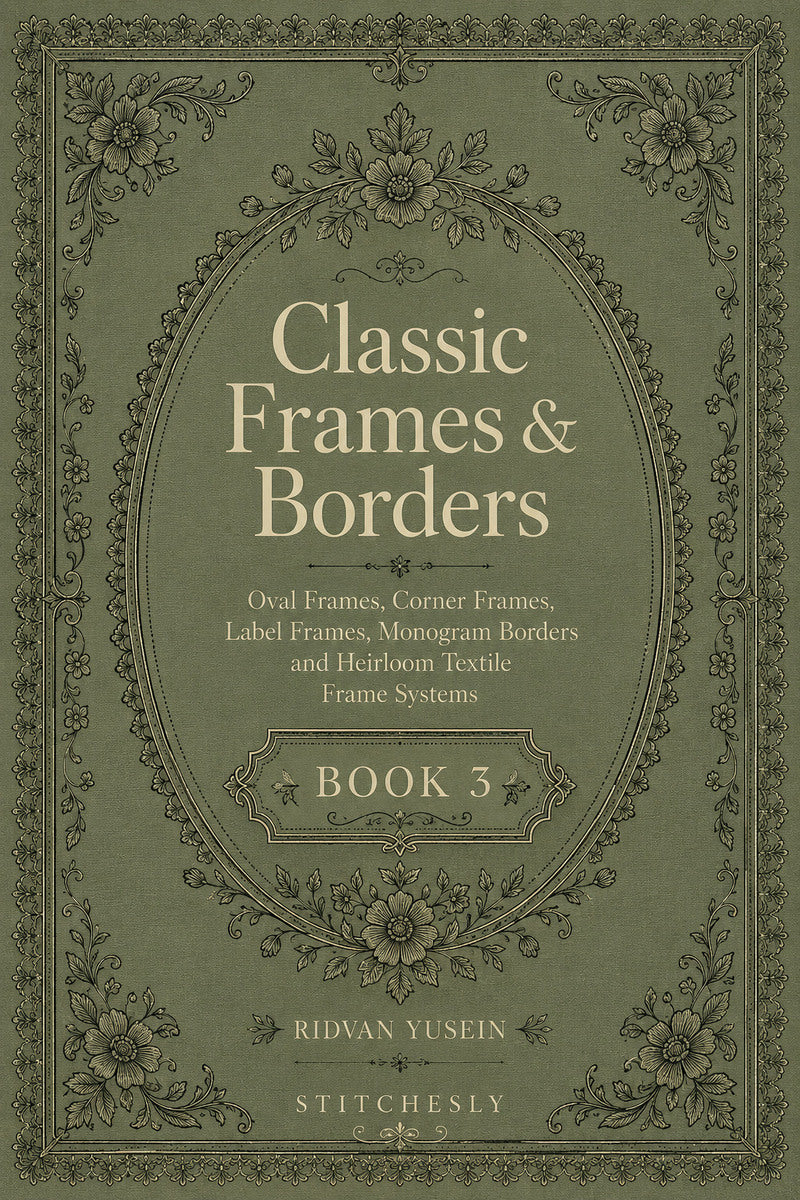Classic Frames And Borders 3 Book 03 from Classic Frames & Borders Book 3, a digital embroidery design reference for machine embroidery designs, embroidery patterns and border and edge embroidery.