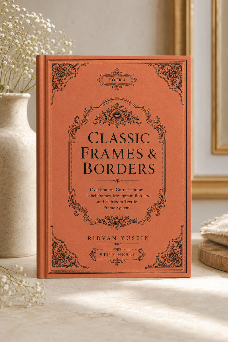 Classic Frames And Borders 4 Book 02 from Classic Frames & Borders Book 4, a digital embroidery design reference for machine embroidery designs, embroidery patterns and border and edge embroidery.