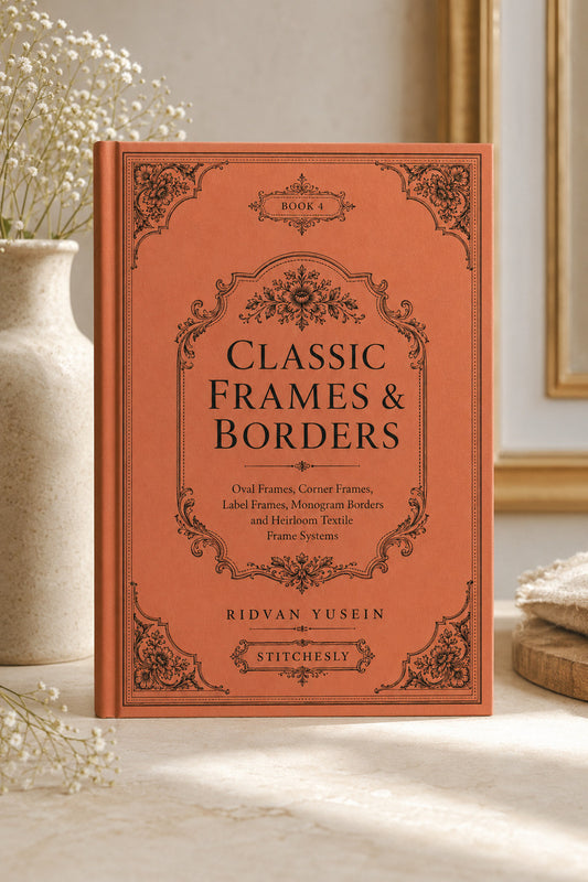 Classic Frames And Borders 4 Book 02 from Classic Frames & Borders Book 4, a digital embroidery design reference for machine embroidery designs, embroidery patterns and border and edge embroidery.
