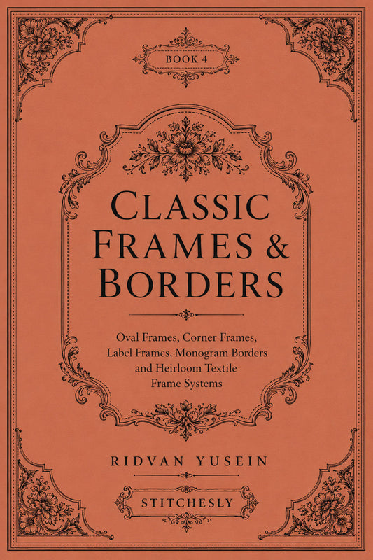 Classic Frames And Borders 4 Book 03 from Classic Frames & Borders Book 4, a digital embroidery design reference for machine embroidery designs, embroidery patterns and border and edge embroidery.