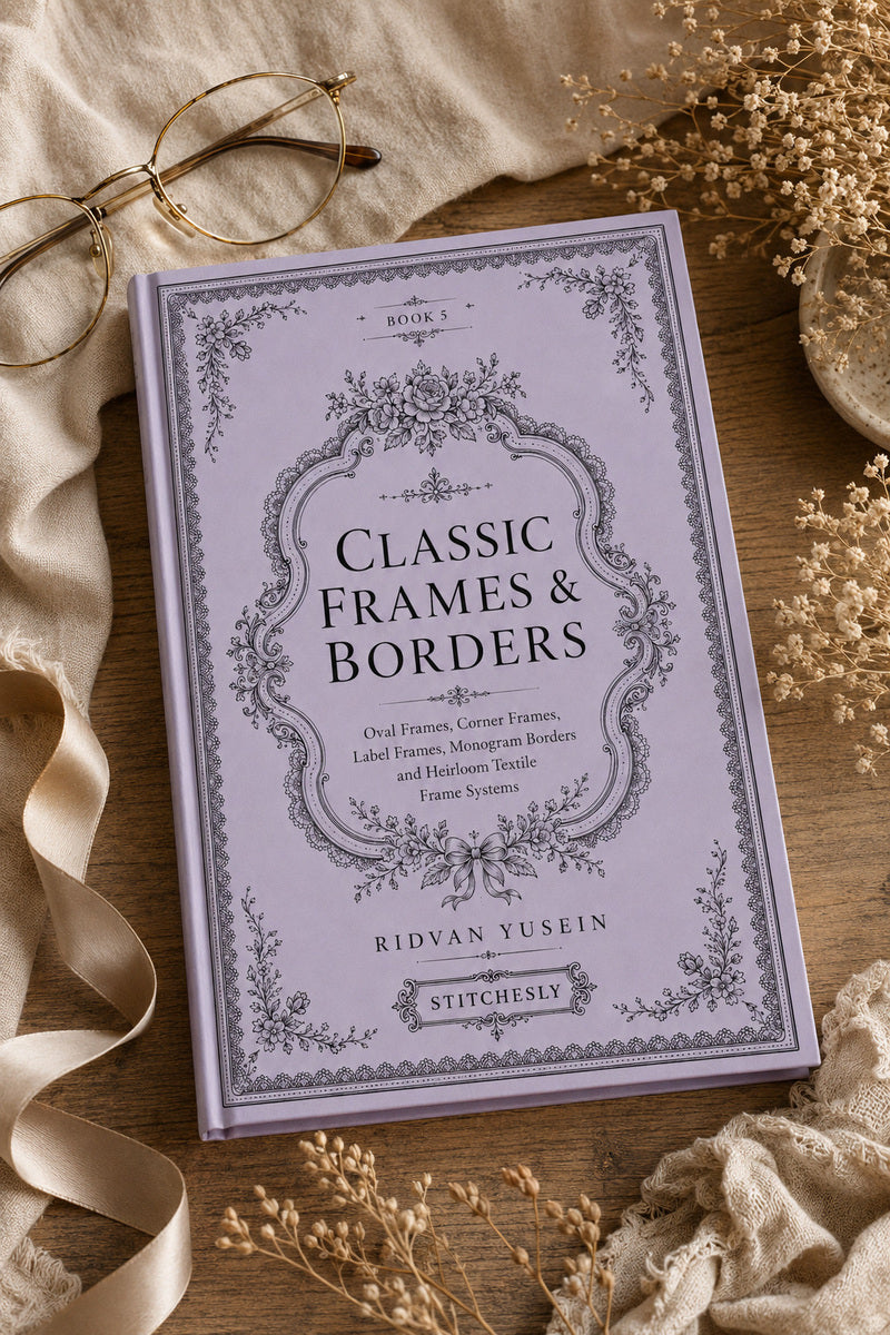 Classic Frames And Borders 5 Book 02 from Classic Frames & Borders Book 5, a digital embroidery design reference for machine embroidery designs, embroidery patterns and border and edge embroidery.