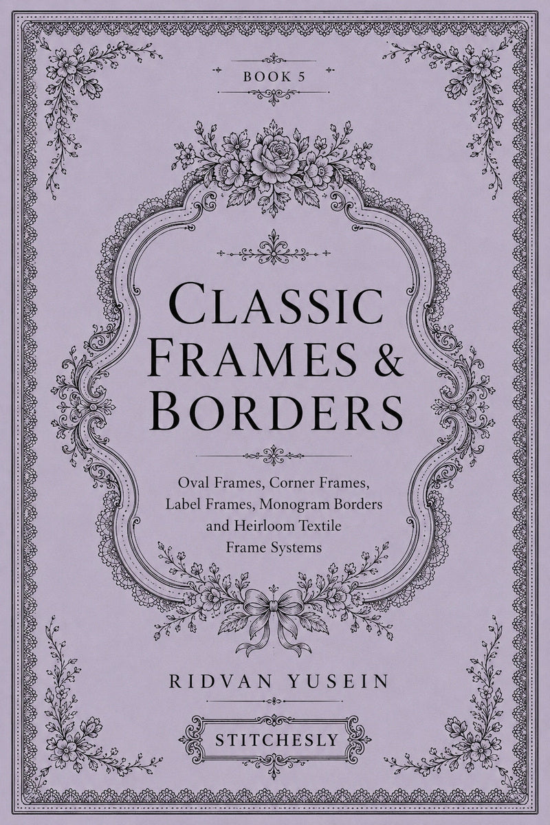 Classic Frames And Borders 5 Book 03 from Classic Frames & Borders Book 5, a digital embroidery design reference for machine embroidery designs, embroidery patterns and border and edge embroidery.