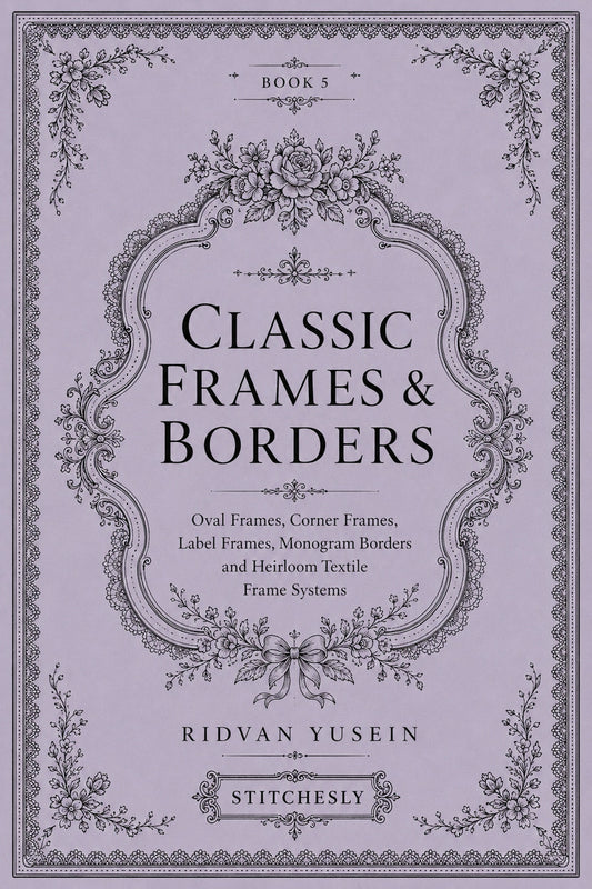 Classic Frames And Borders 5 Book 03 from Classic Frames & Borders Book 5, a digital embroidery design reference for machine embroidery designs, embroidery patterns and border and edge embroidery.