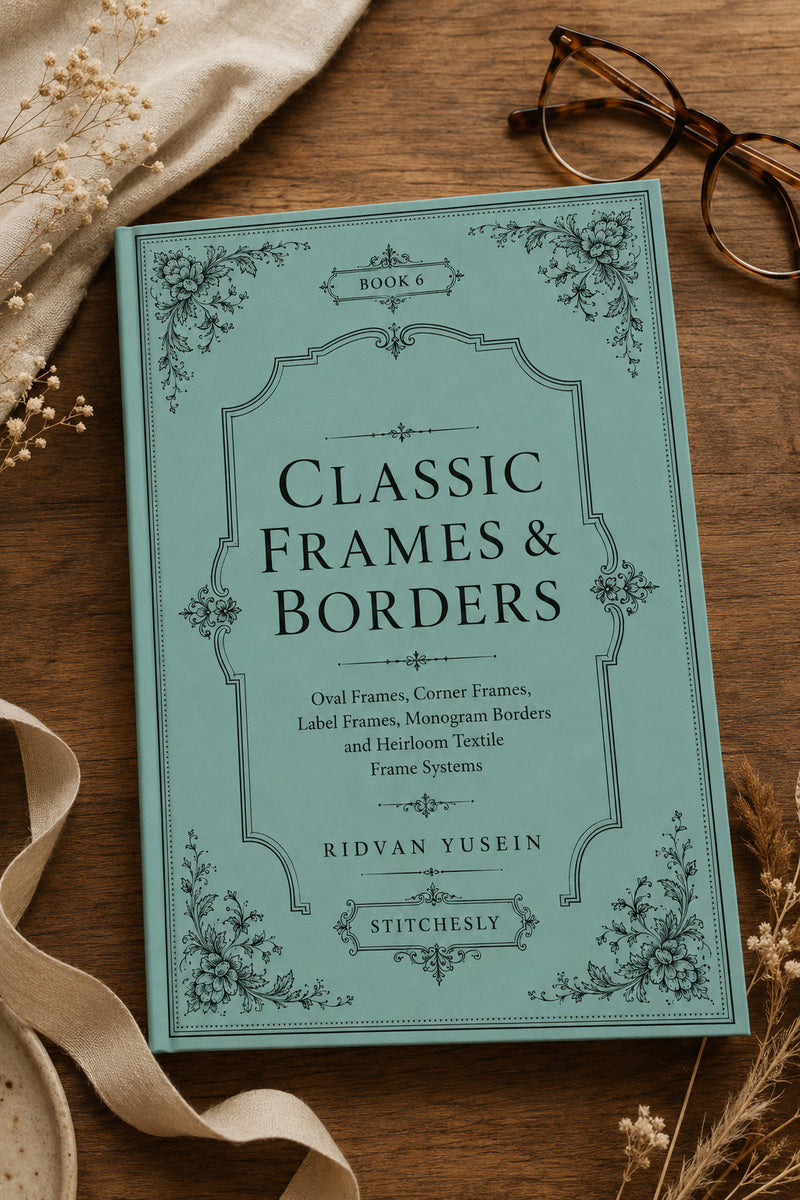 Classic Frames And Borders 6 Book 02 from Classic Frames & Borders Book 6, a digital embroidery design reference for machine embroidery designs, embroidery patterns and border and edge embroidery.