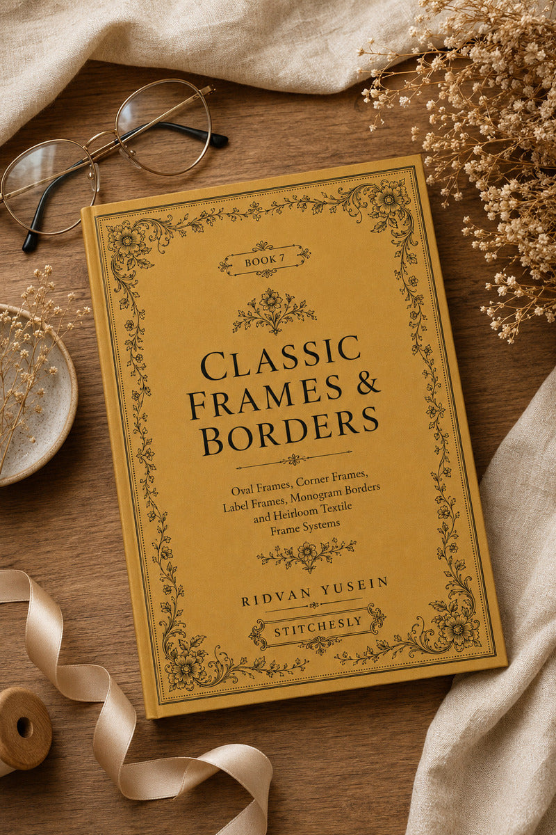Classic Frames And Borders 7 Book 02 from Classic Frames & Borders Book 7, a digital embroidery design reference for machine embroidery designs, embroidery patterns and border and edge embroidery.