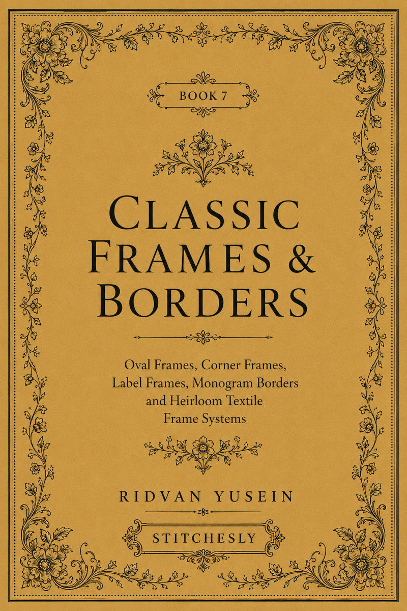 Classic Frames And Borders 7 Book 03 from Classic Frames & Borders Book 7, a digital embroidery design reference for machine embroidery designs, embroidery patterns and border and edge embroidery.