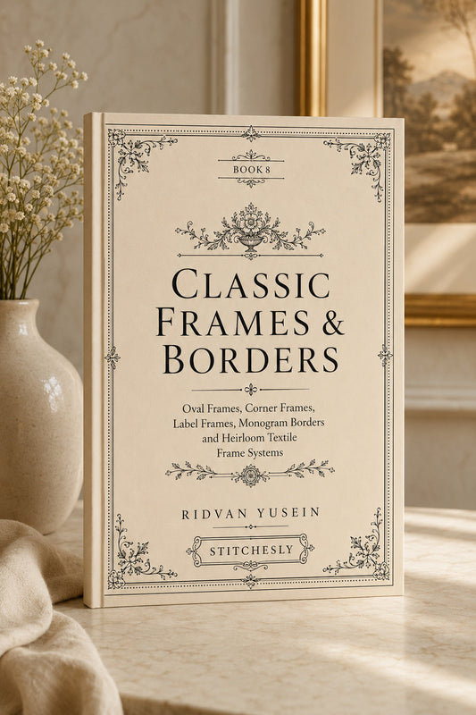 Classic Frames And Borders 8 Book 02 from Classic Frames & Borders Book 8, a digital embroidery design reference for machine embroidery designs, embroidery patterns and border and edge embroidery.