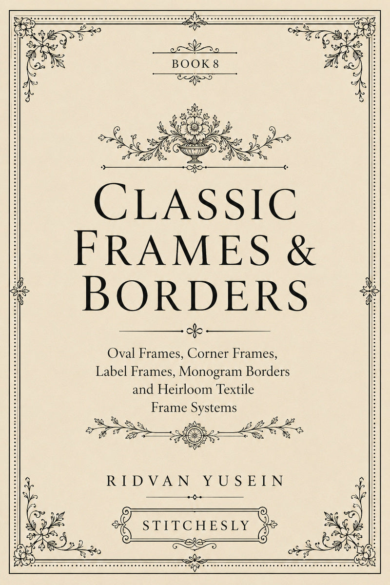 Classic Frames And Borders 8 Book 03 from Classic Frames & Borders Book 8, a digital embroidery design reference for machine embroidery designs, embroidery patterns and border and edge embroidery.