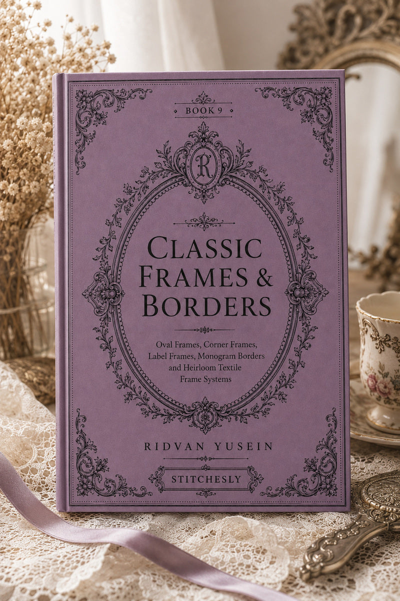 Classic Frames And Borders 9 Book 02 from Classic Frames & Borders Book 9, a digital embroidery design reference for machine embroidery designs, embroidery patterns and border and edge embroidery.