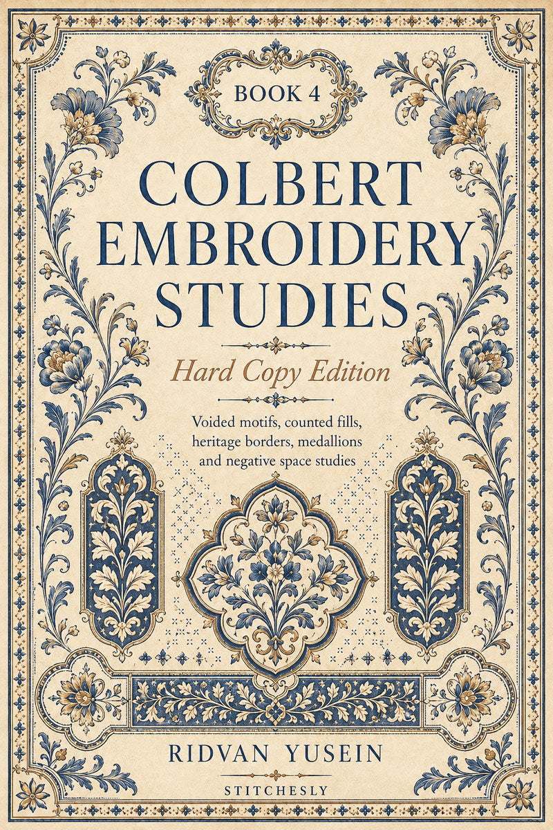 Colbert Embroidery Studies Book Four digital book cover, view 2.
