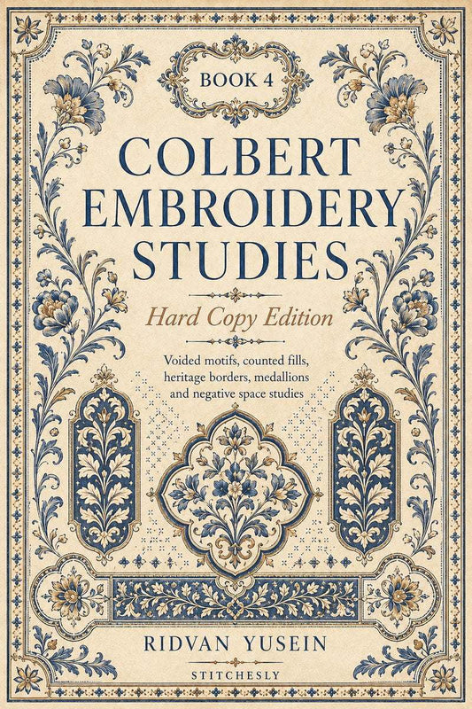 Colbert Embroidery Studies Book Four digital book cover, view 2.