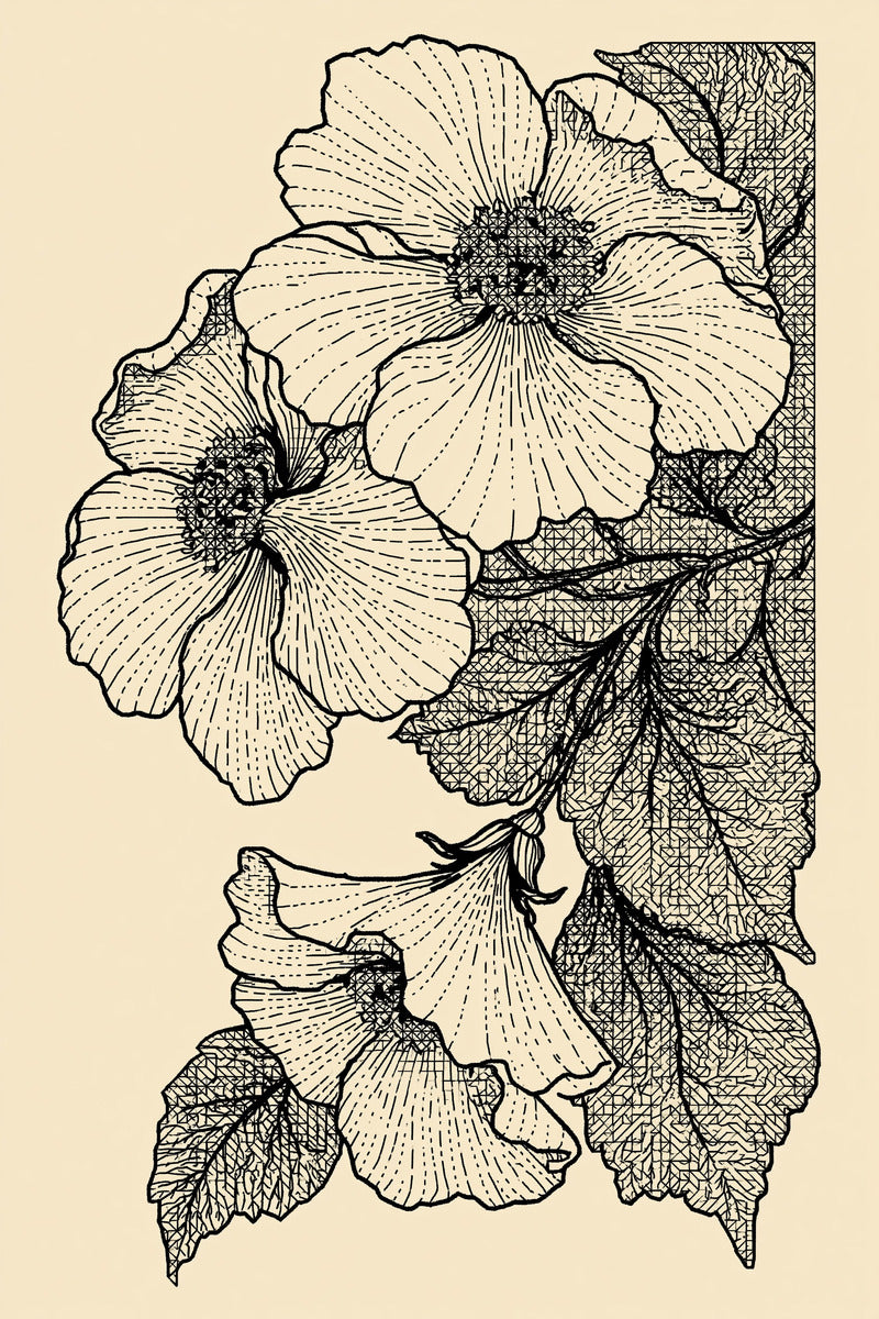 Colbert Corner Border from Colbert Embroidery Studies Book 4, a digital embroidery design reference for machine embroidery designs, embroidery patterns and border and edge embroidery.