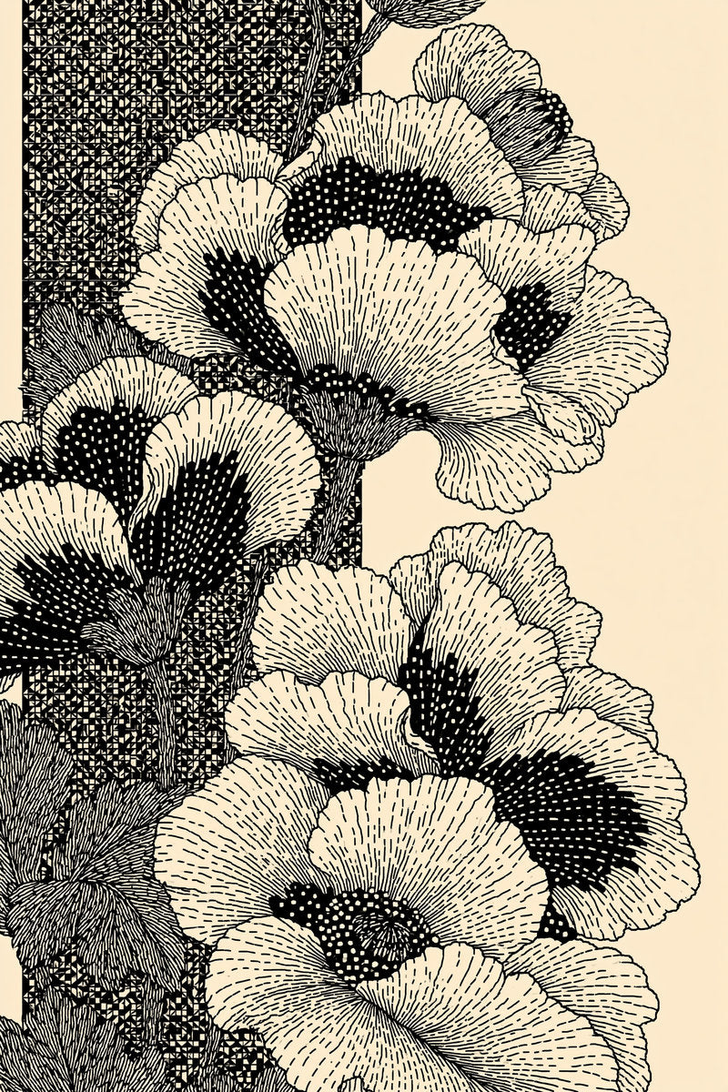 Colbert Floral Border from Colbert Embroidery Studies Book 4, a digital embroidery design reference for machine embroidery designs, embroidery patterns and border and edge embroidery.