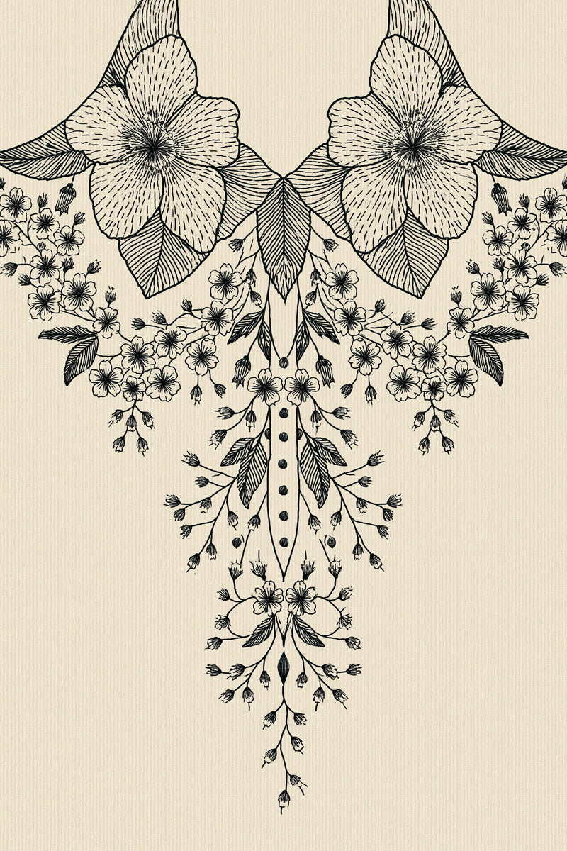 Collar Cuff And Placket Matching from Necklines & Collars Embroidery Book 4, a digital embroidery design reference for machine embroidery designs, embroidery patterns and garment placement ideas.