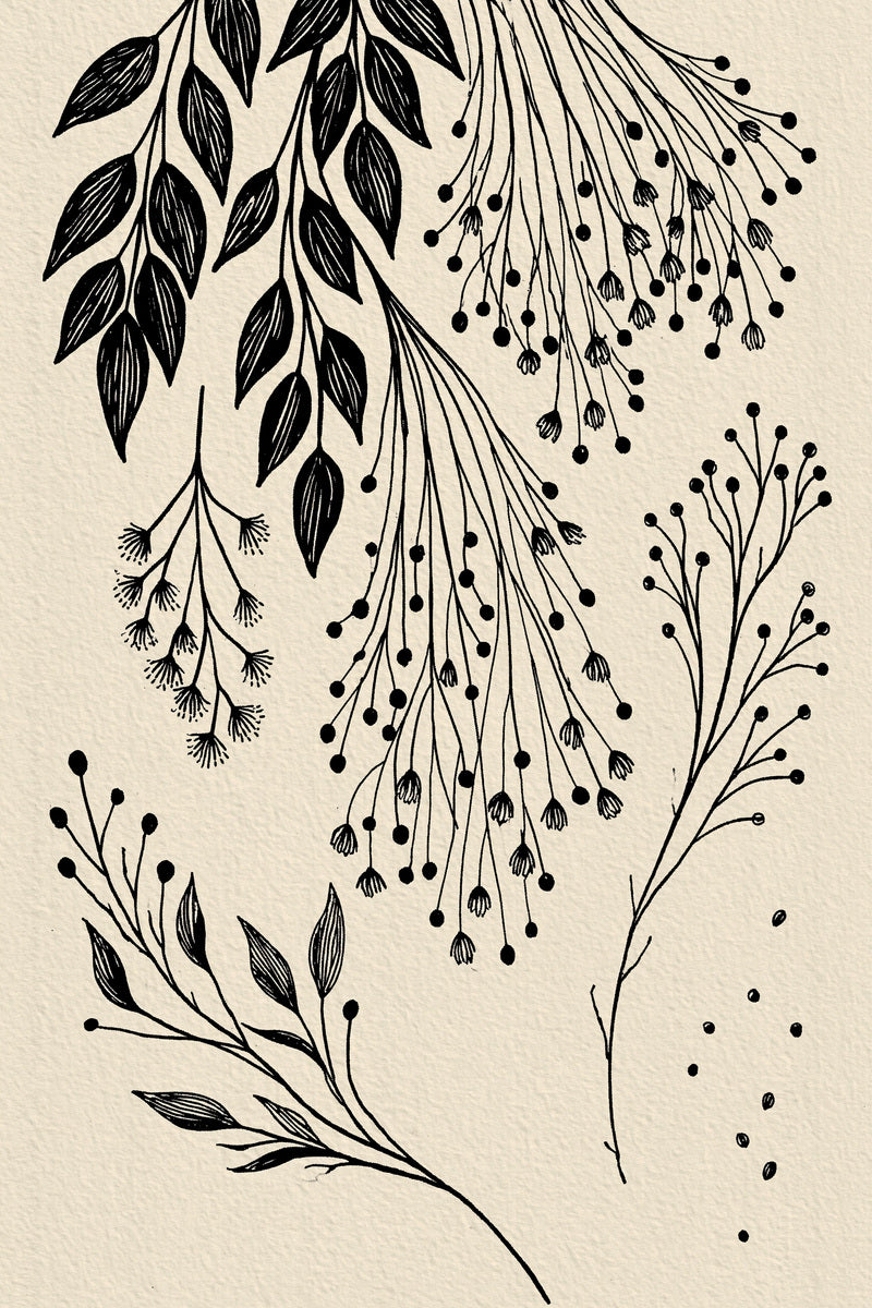 Collar Cuff Pocket And Garment from Botanical Sprig Library Book 6, a digital embroidery design reference for machine embroidery designs, embroidery patterns and garment placement ideas.