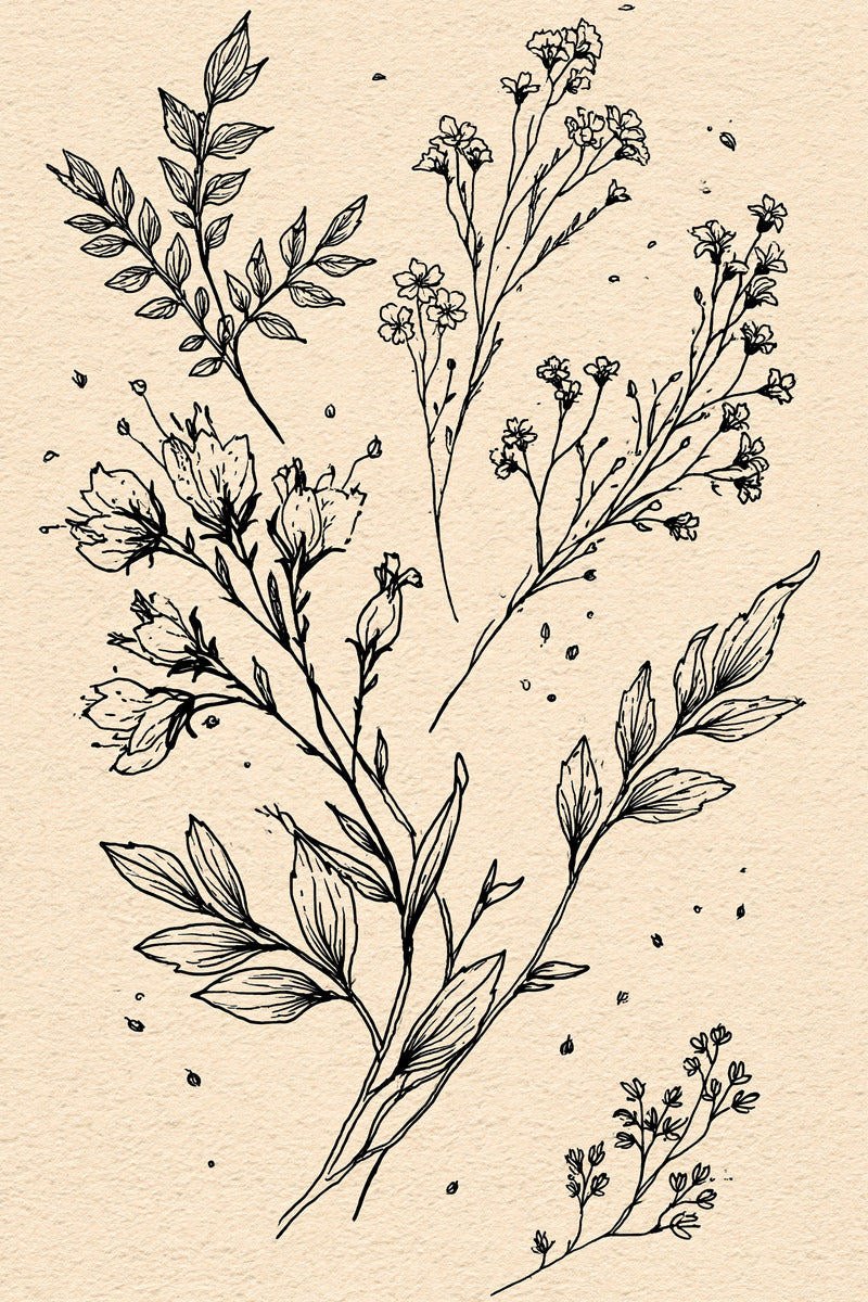 Collar Cuff Pocket And Garment from Botanical Sprig Library Book 9, a digital embroidery design reference for machine embroidery designs, embroidery patterns and garment placement ideas.