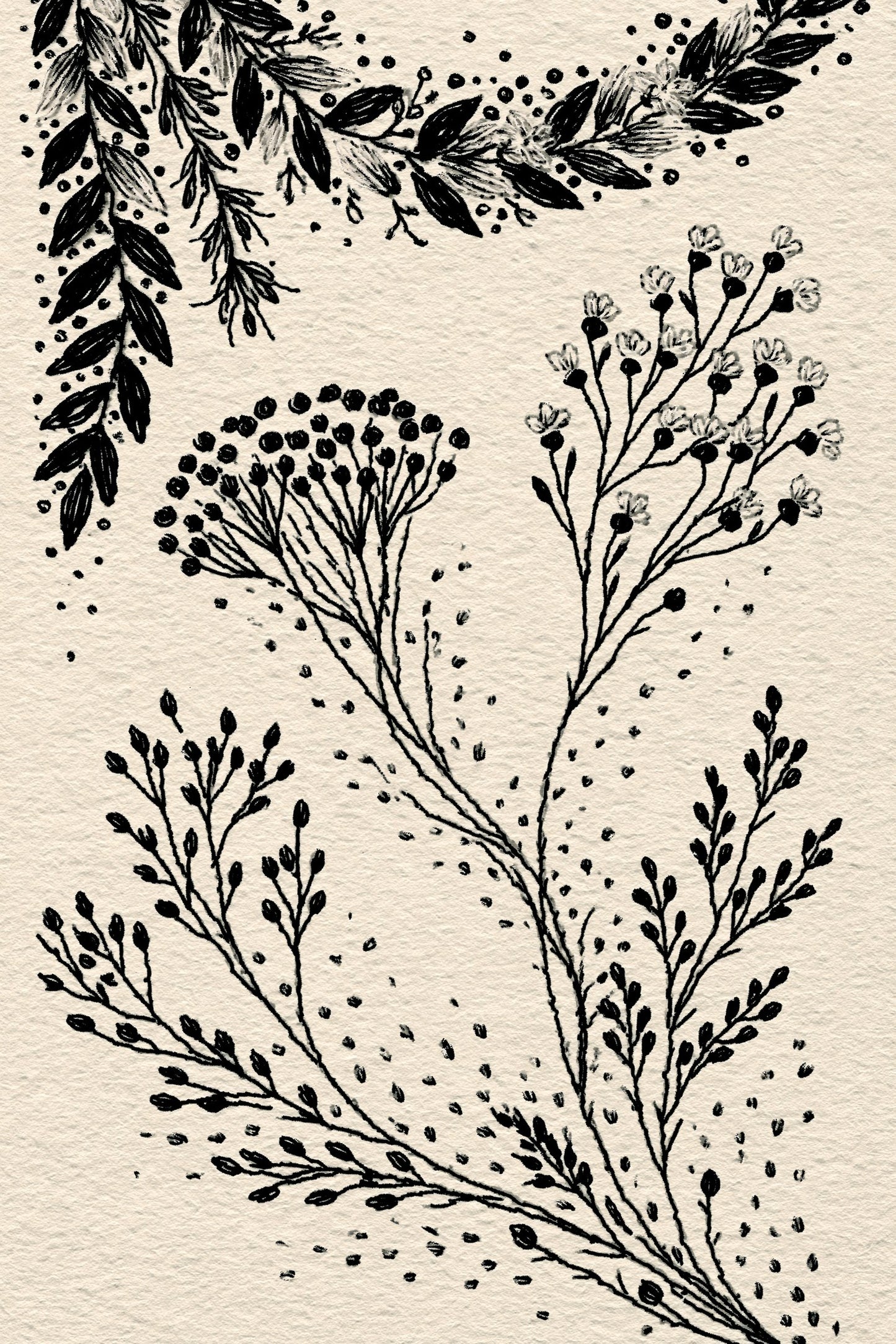 Digital PDF embroidery design bundle cover preview for Botanical Garden Archive Bundle 3, featuring curated embroidery patterns, motif library references and textile design… - preview 19