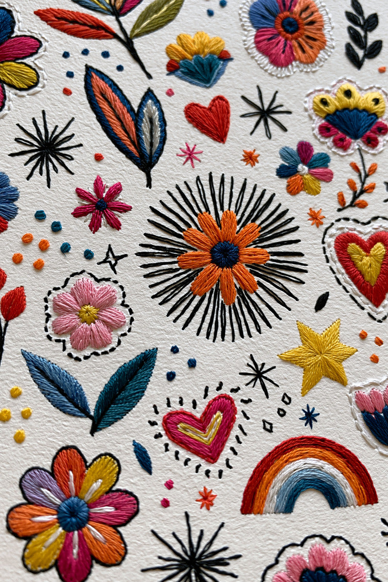 Color Pop Embroidery Pattern from Color Pop Patches & Playful Motifs Book 1, a digital embroidery design reference for machine embroidery designs, embroidery patterns and embroidery design reference.